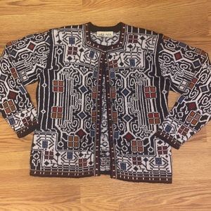 Intiwara alpaca cardigan